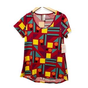 LULAROE Geometrical Shapes Classic Tee